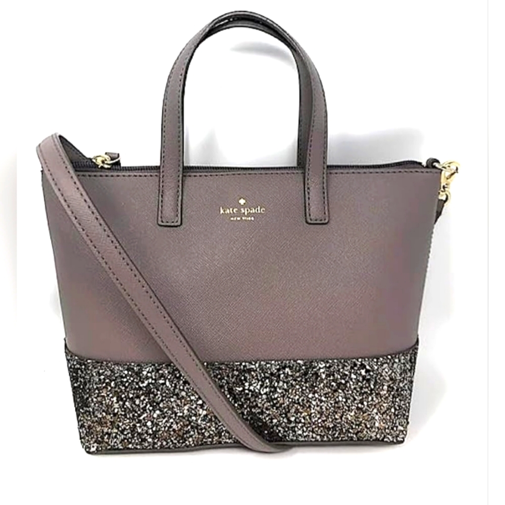 Kate Spade Silver and Gray Satchel Bag